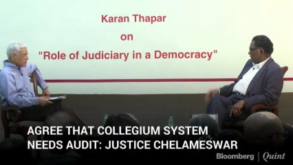 Agree That Collegium System Needs Audit: Justice Chelameswar