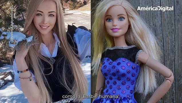Valeria Lukyanova, la modelo rusa que tiene un gran parecido a una muñeca 'Barbie'