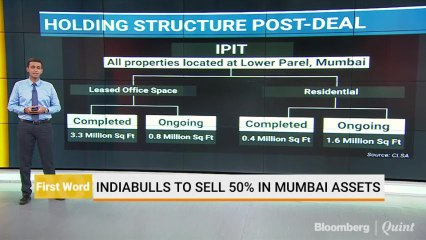 Indiabulls To Sell 50% In Mumbai Assets To Blackstone For Rs 4,750 Crore