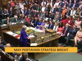 Theresa May pertahan strategi Brexit