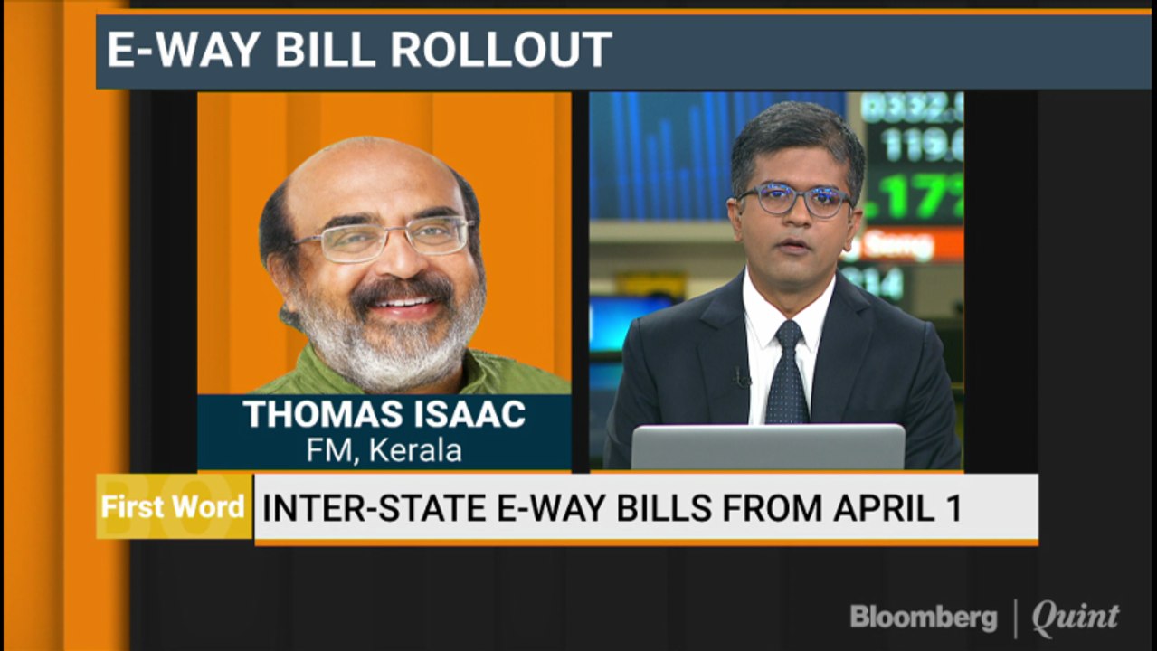 Inter-State E-Way Bills From April 1