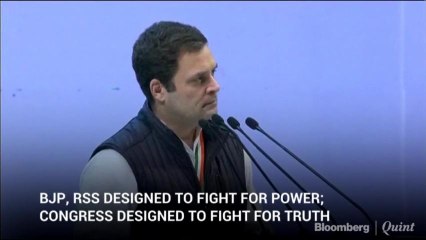 Rahul Gandhi Invokes Mahabharata To Compare Congress And BJP