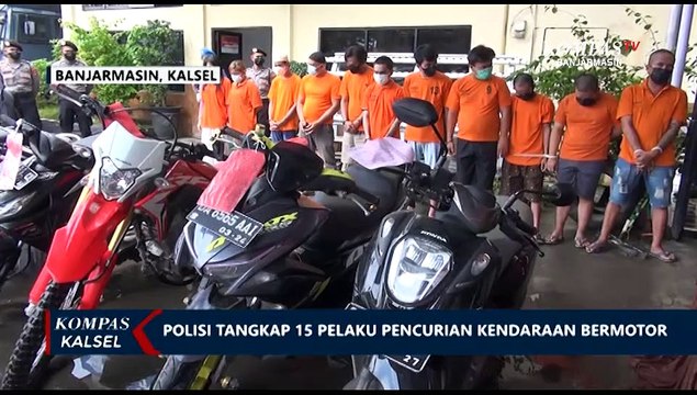 15 Pelaku Curanmor Ditangkap Polisi, Diantaranya Bermodus Pura-pura Pinjam Motor