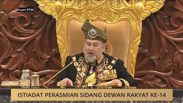 Titah YDP Agong Sidang Dewan Rakyat ke-14