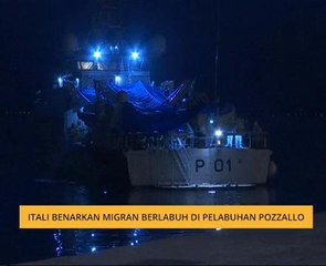 Itali benarkan migran berlabuh di Pelabuhan Pozzallo