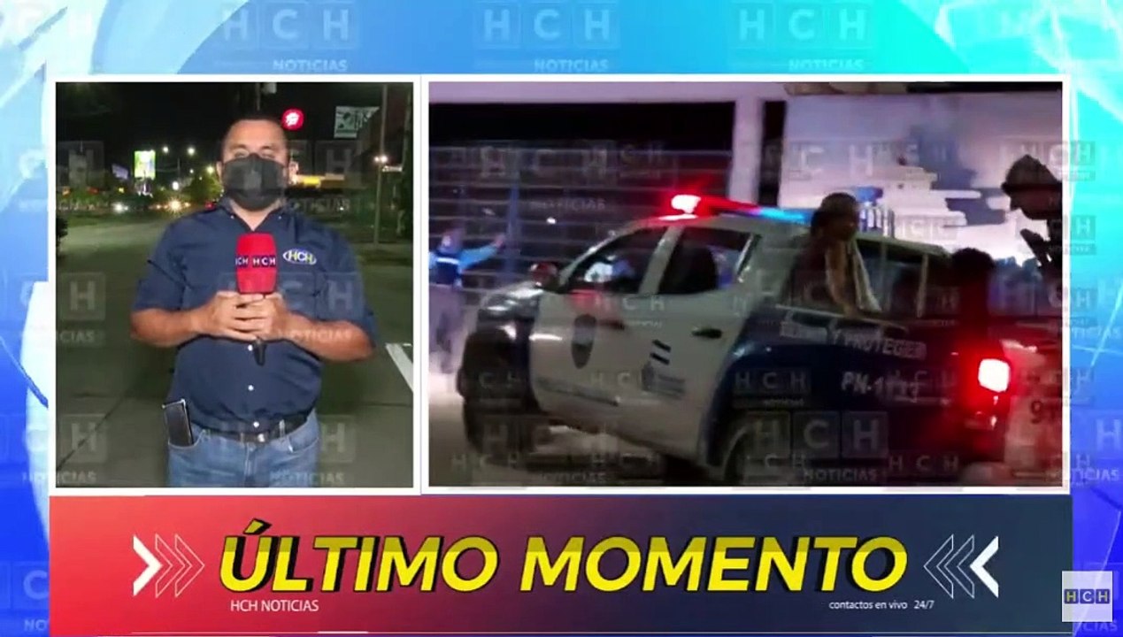 Balacera deja una persona herida en la col. Valle de Sula de SPS