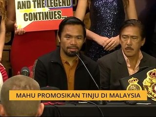 Pacquiao mahu promosikan tinju di Malaysia