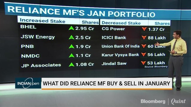What Did Reliance MF Buy & Sell In January