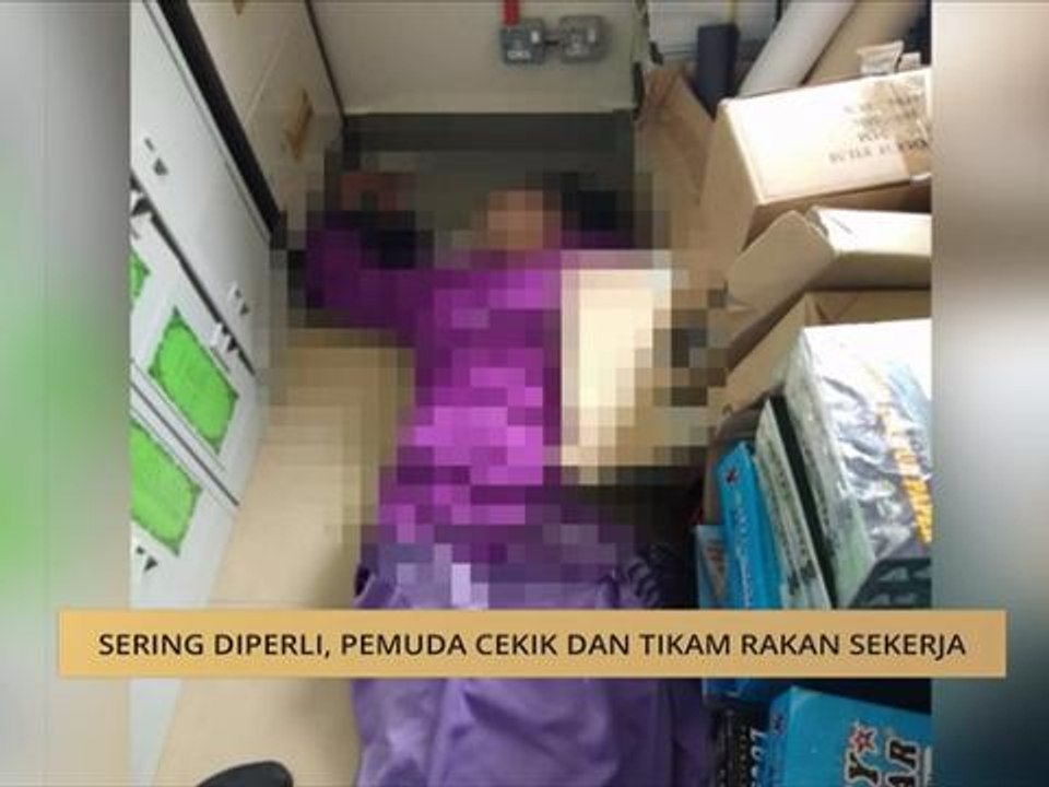 Sering diperli, pemuda cekik dan tikam rakan sekerja