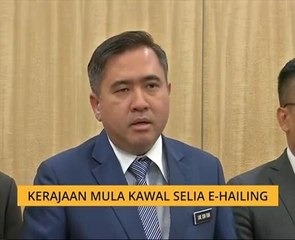 Kerajaan mula kawal selia e-hailing