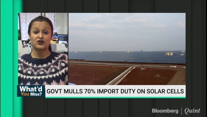 Télécharger la video: Government Mulls 70% Import Duty On Solar Cells