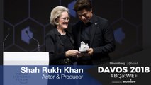 SRK Receives Crystal Award For His Humanitarian Work At WEF