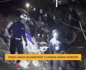Video usaha selamatkan 12 kanak-kanak didedah