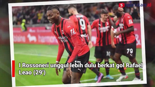 Samai Rekor Shevchenko, Rafael Leao Gagal Bawa AC Milan Menjauh dari Kejaran Inter