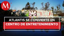 En Chapultepec, antiguo parque acuático se convierte en centro de entretenimiento