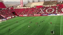 Mexico: Soccer Team Introduce 'Neymar Challenge' (rolling on the pitch ) as Half Time Entertainment
