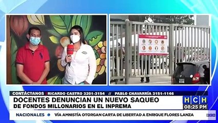 Docentes denuncian millonaria desviación de fondos en el INPREMA