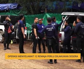 Operasi menyelamat 12 remaja perlu dilakukan segera
