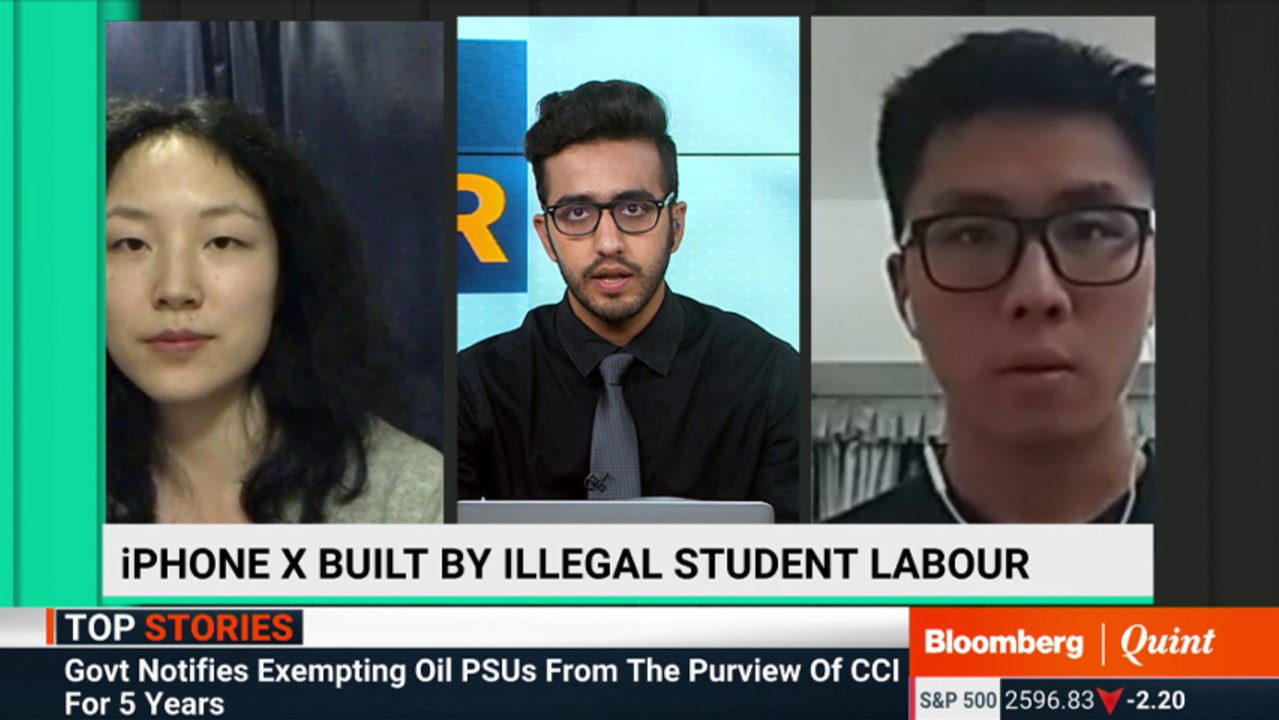 iPhone X Assembled By Illegal Student Labour