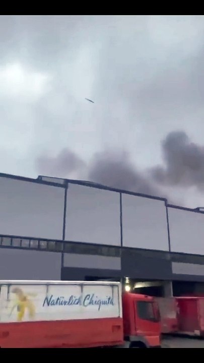 Explosions, blasts and air raid Kyiv World War 3