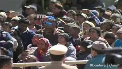 Modi Arrives At Kedarnath Temple