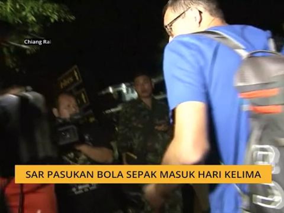 SAR pasukan bola sepak masuk hari kelima