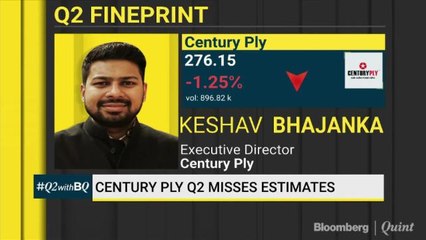 Century Ply Q2 Misses Estimates