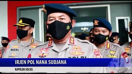 KAPOLDA SULSEL SAMBUT 1 SSK PERSONEL BRIMOB PURNA TUGAS DARI PAPUA