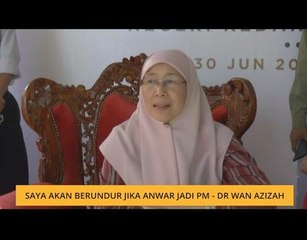 Saya akan berundur jika Anwar jadi PM - Dr Wan Azizah