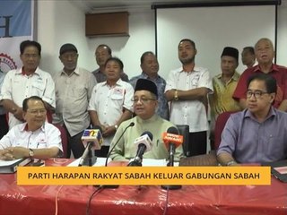 Parti Harapan Rakyat Sabah keluar Gabungan Sabah