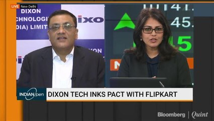 Dixon Technologies Inks Pact With Flipkart