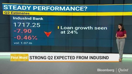 IndusInd  Bank  Kicks Off Q2 Earnings Season
