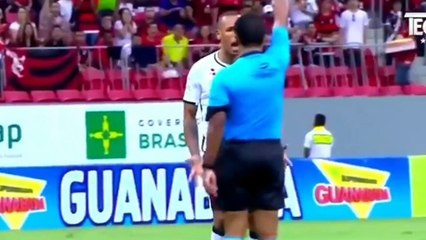 Referee vs player football