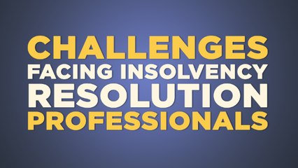 Insolvency Code: The IRP Experience