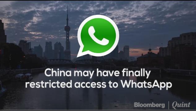 China Blocks Whatsapp Ahead Of Communist Party Meeting