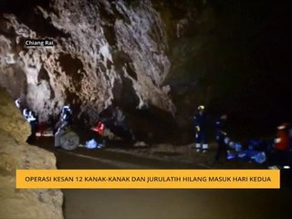 Operasi kesan kanak-kanak dan jurulatih hilang masuk hari kedua