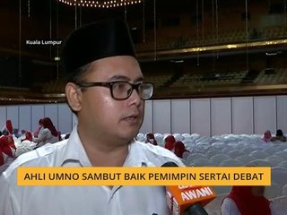 Ahli UMNO sambut baik pemimpin sertai debat