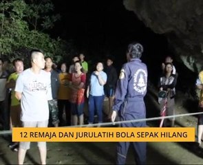 12 remaja dan jurulatih bola sepak hilang