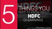 HDFC Earnings In Less Than A minute