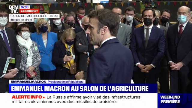 Emmanuel Macron: Ce salon des retrouvailles marque, nous l'espérons tous, le début de la fin de la pandémie