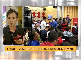 Tujuh tawar diri calon Presiden UMNO