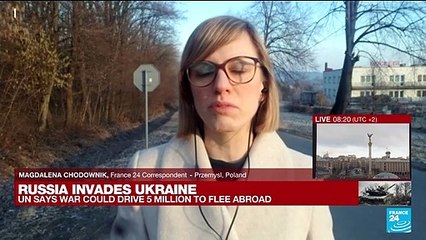 'A lot of families need to part their ways and leave their men behind in Ukraine'
