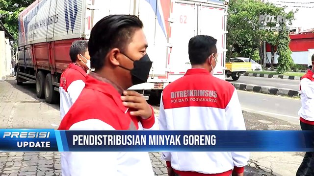 Pendistribusian dan Pengawalan Minyak Goreng Gunung Kidul Polda DIY