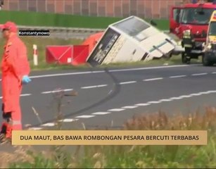 Dua maut, bas bawa rombongan pesara bercuti terbabas