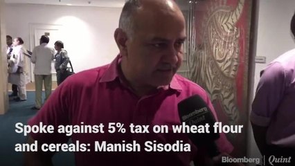 Manish Sisodia Opposes 5% Tax Rate On Wheat Flour And Cereals