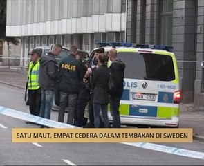 Satu maut, empat cedera dalam tembakan di Sweden