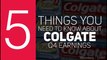 Colgate Earnings In Less Than A Minute