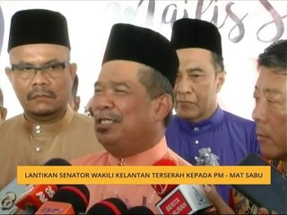 Lantikan Senator wakili Kelantan terserah kepada PM - Mat Sabu