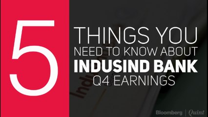 IndusInd Bank Earnings In Less Than A Minute