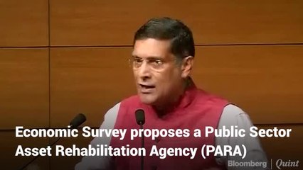 Economic Survey Proposes A Public Sector Asset Rehabilitation Agency (PARA)